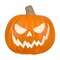 8.50 Inches Tall Haunted Living Lighted Jack O Lantern Creepy Face Halloween Decoration